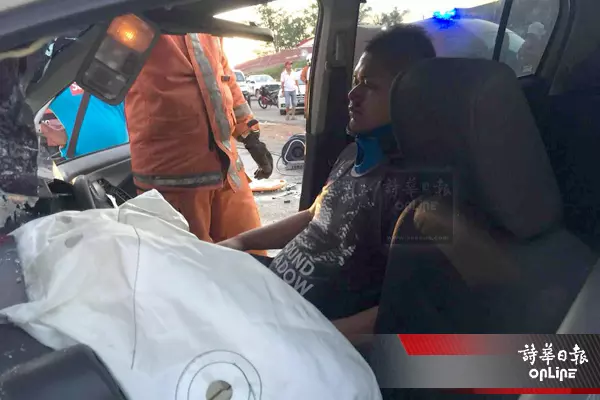 民美路22哩車禍奪命女乘客當場夾斃車內