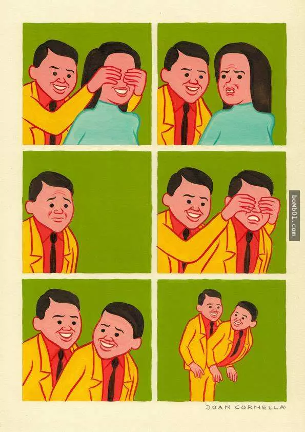 每一幅都會有「獵奇超展開」的有病漫畫,作者肯定已經放棄治療很久了…