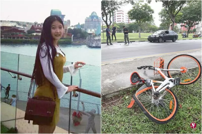 2年前來新加坡打工,19歲中國女孩騎單車被撞,搶救8天,沒見到父母最後一面