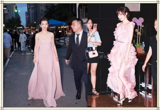 當李冰冰和唐嫣同穿一身粉那刻,我才知道戀愛會讓女人變得有多美!