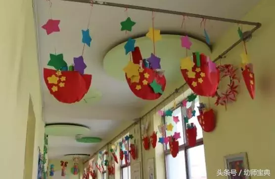幼兒園環創|國慶節走廊環創這樣布置,過節氛圍才夠濃!