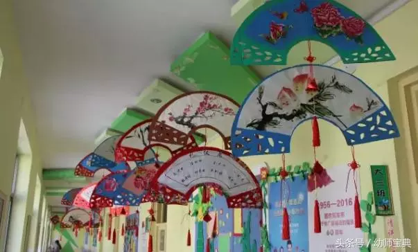 幼兒園環創|國慶節走廊環創這樣布置,過節氛圍才夠濃!