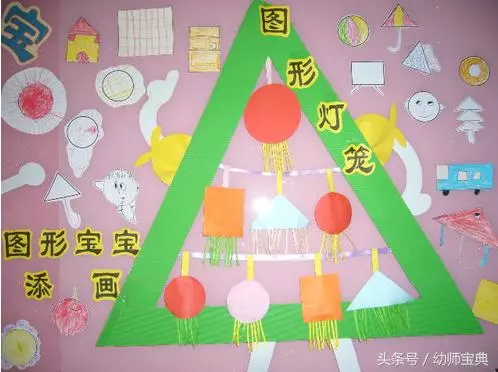 幼兒園主題牆|不用「方」,這幾款圖形主題內容豐富又好看