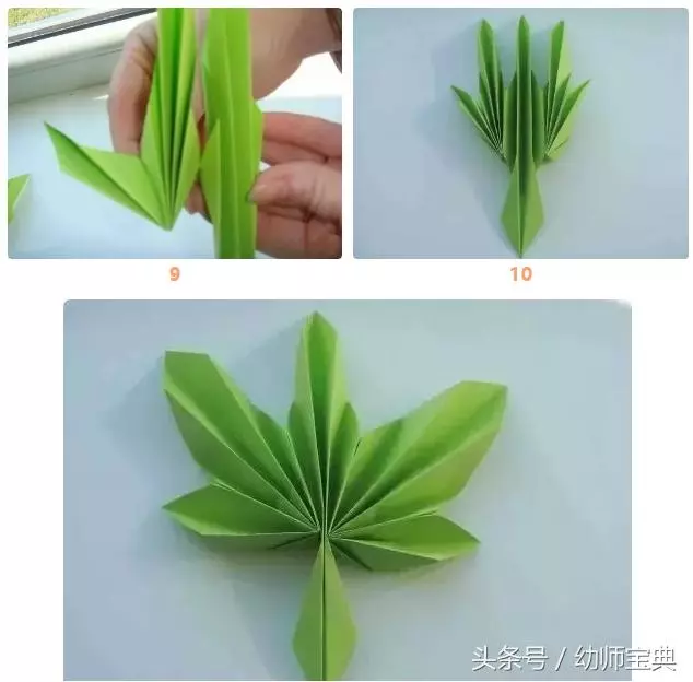 手工|秋天折幾片樹葉就能布置教室,不信你看!