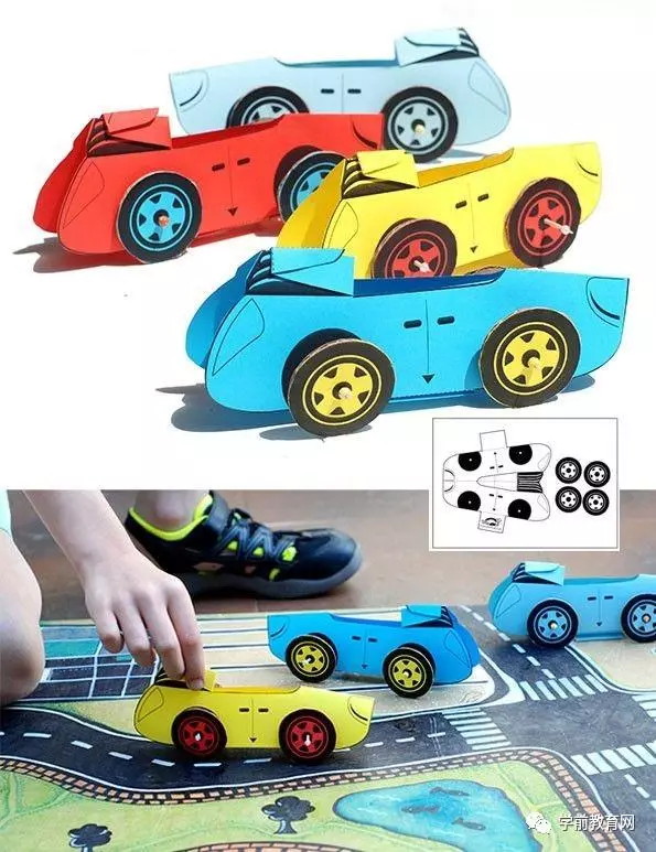 創意手工:簡單易做的立體小汽車(附教程)