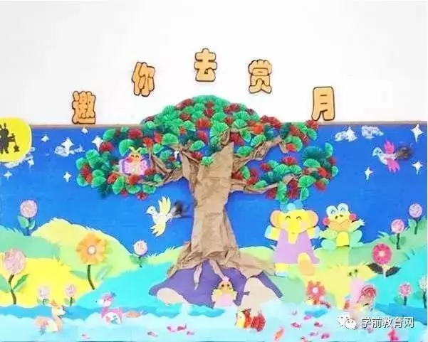 環境創設:幼兒園中秋節環創全系列推薦,馬上就能用上!