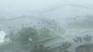 「山竹」太太太厲害了!震撼現場讓你們感受下!