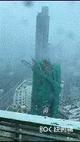 「山竹」太太太厲害了!震撼現場讓你們感受下!