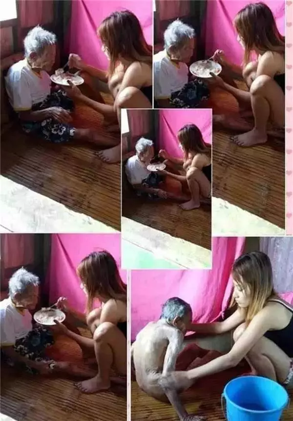 這位菲律賓姑娘給她洗了個澡,傳出的照片引發了全世界的一場大風暴!