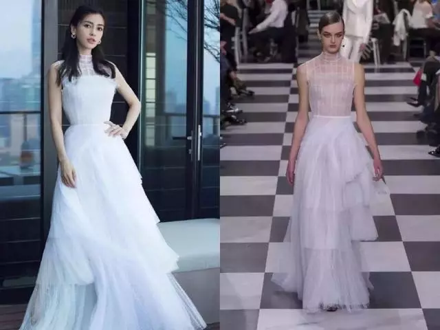 明星撞衫不可怕,就怕擅自修改禮服,膽小輸給了膽大的,比如楊冪
