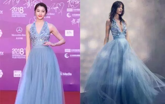 明星撞衫不可怕,就怕擅自修改禮服,膽小輸給了膽大的,比如楊冪