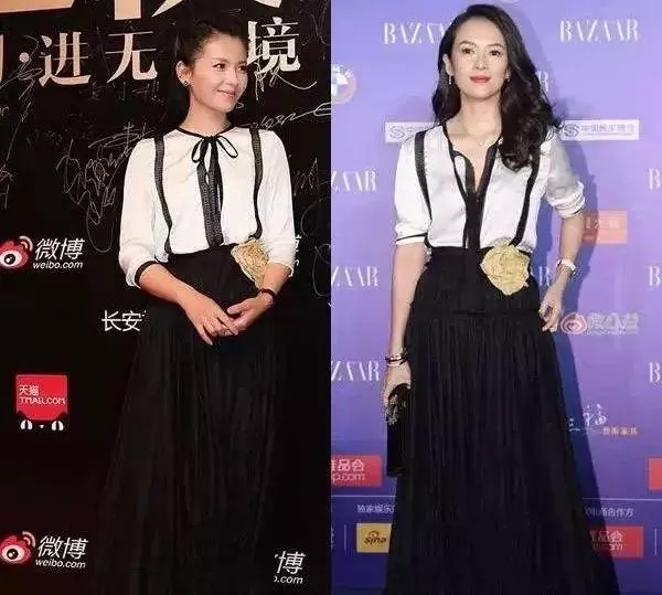 明星撞衫不可怕,就怕擅自修改禮服,膽小輸給了膽大的,比如楊冪