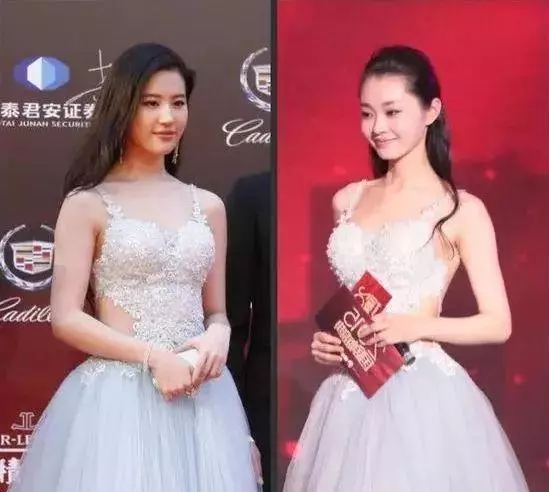 明星撞衫不可怕,就怕擅自修改禮服,膽小輸給了膽大的,比如楊冪