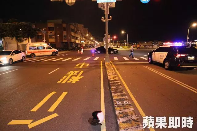 醉騎士路口突衝出 女駕駛剎不住撞斷他腿 -