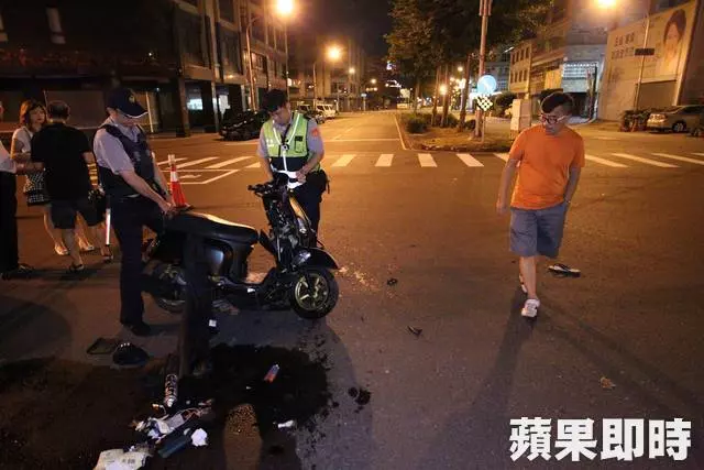 醉騎士路口突衝出 女駕駛剎不住撞斷他腿 -