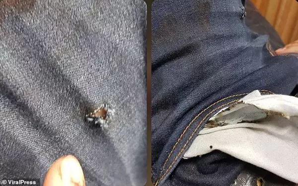 槍戰下體慘被射 iPhone護警免爆蛋