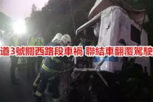 轎車撞樹飛溝 司機頭傷斃命