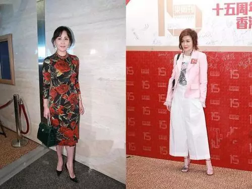 53歲劉嘉玲和55歲關之琳再同台,只相差2歲,差距卻出來了!