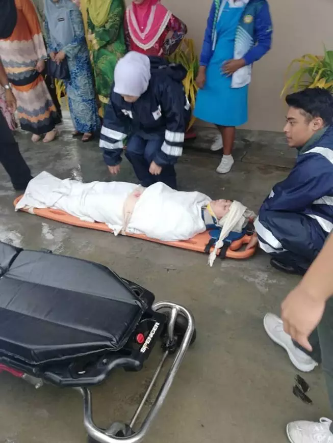 【暴風襲擊Kedah!】吉華國中課室屋頂倒塌,砸中5名學生緊急送院!