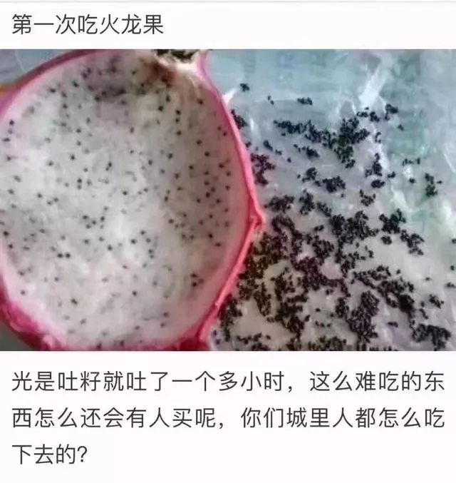 笑死人不償命的爆笑圖片，吃火龍果吐籽吐了一小時