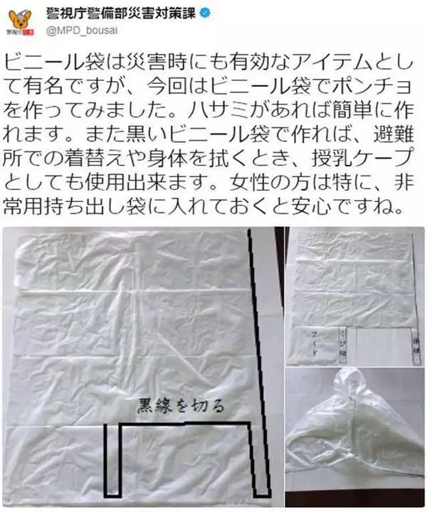 「避難包」裡面應該裝什麼?日本警視廳「超實用避難神技」教學法,手電筒這樣用是「自救」的一大重點!