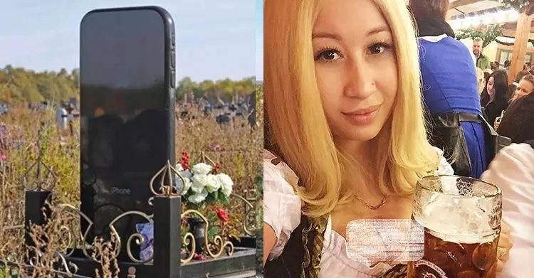 死忠果粉生前交代「我要最大支iPhone」少女車禍去世!富爸砸錢打造特製墓碑成景點(影