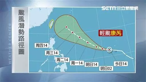 康芮不排除直撲台!防共伴效應降豪雨