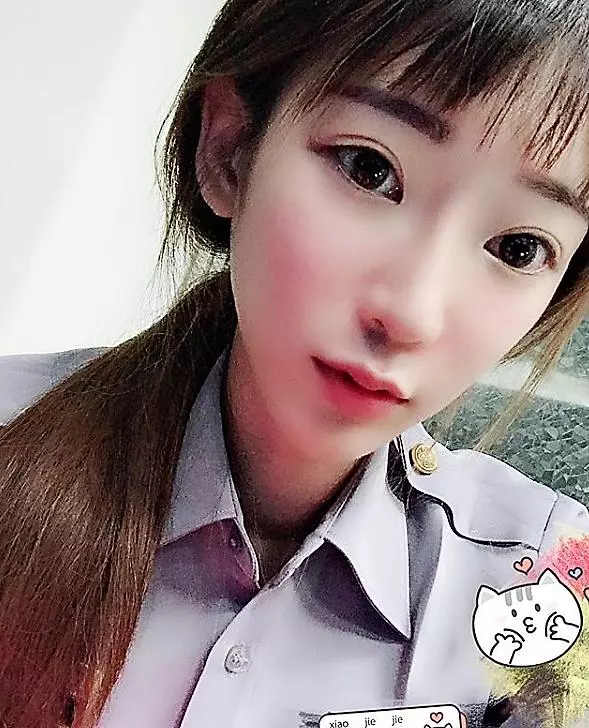 台灣最正「馬尾女警」照片曝光!「超可愛模樣」讓網友暴動:「想去桃園違規了!」