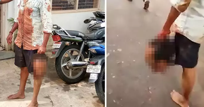 不滿好友想睡他媽媽,男砍了他的頭遊街!