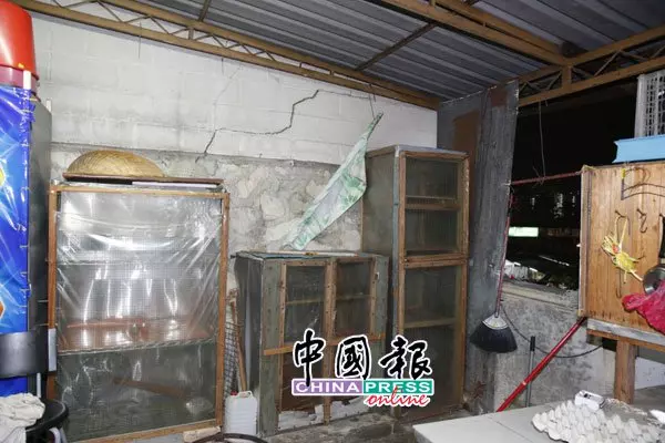 殃及4間住家 舊巴生路上海花園 再土崩
