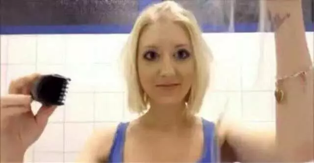 美女想知道自己光頭的樣子,當她把頭髮剃光後,樣子不要這麼漂亮吧_搜狐科技_搜狐網