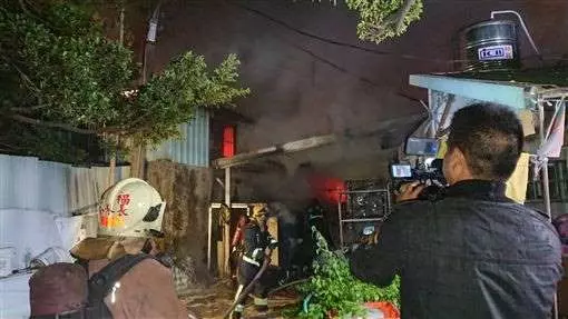 三合院深夜惡火 男童救出命危!!!