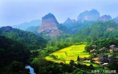 美麗的大別山,大別山著名的風景名勝之一安徽境內的大別山