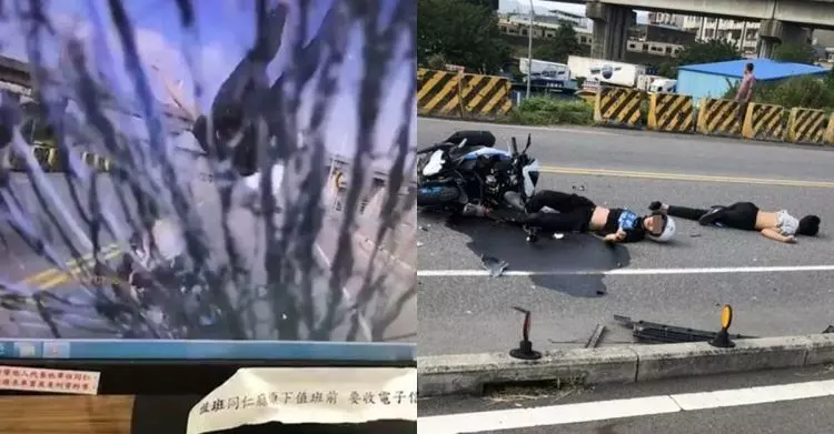 無照屁孩雙載「不會騎又外拋」!正撞倒楣貨車司機嚇飛魂… 網:一人8分一人7分