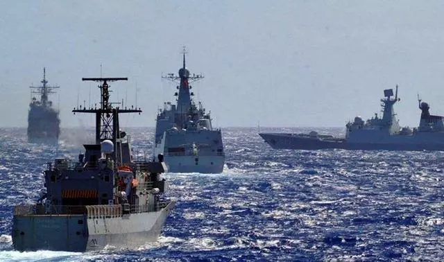 5國軍艦連闖南海!這個鄰居航母潛艇齊上陣:比美國更加值得警惕