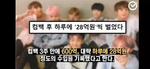 防彈少年團的收入是怎樣一個概念呢?BTS成員收入大推測!