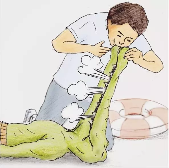 24張「各種崩壞」的惡搞插畫 鱷魚慘變搞笑藝人被玩壞掉
