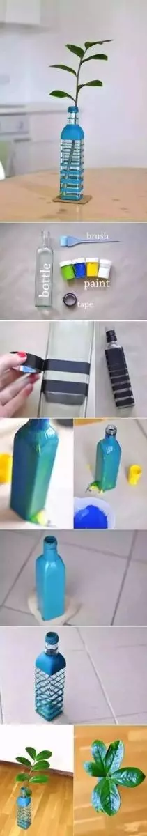 用完的玻璃瓶不要丟,這樣利用,簡直太美了,有木有……