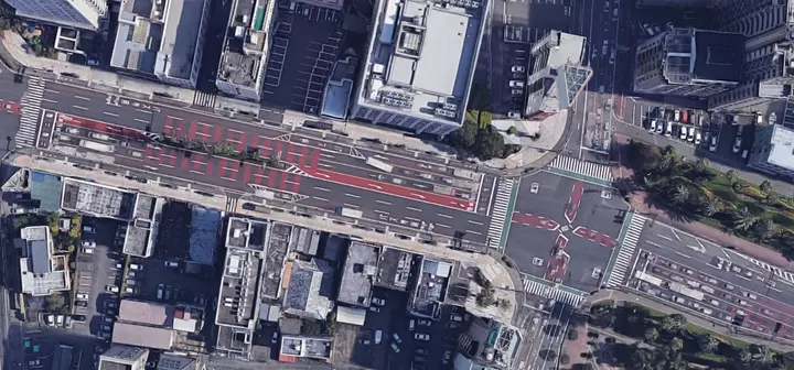 交通部縮車道寬度增人行道措施對比日本道路設計
