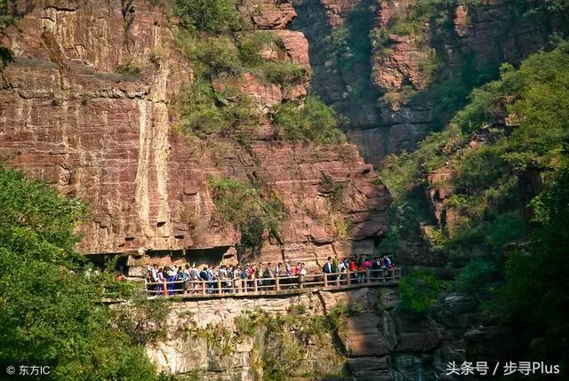 一座大山被評為5A級景區 橫跨河南山西兩省 有瀑布長314米