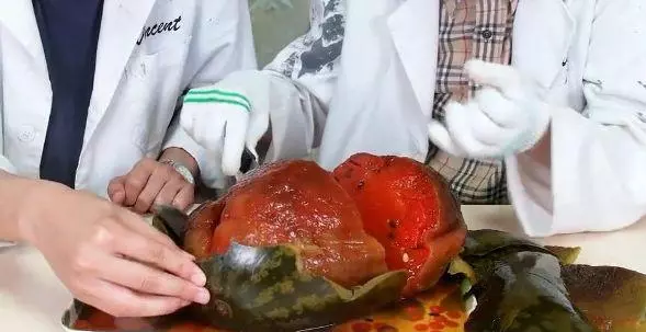 小伙趁媽媽不在家,把西瓜放到鍋里煮了10小時,看到成果後大笑