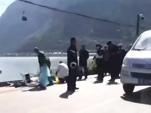從纜車墜落雲南滇池 女遊客慘死
