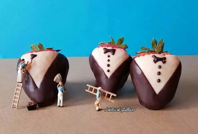 35個讓人捨不得吃的甜點藝術作品 食物竟然可以這樣玩