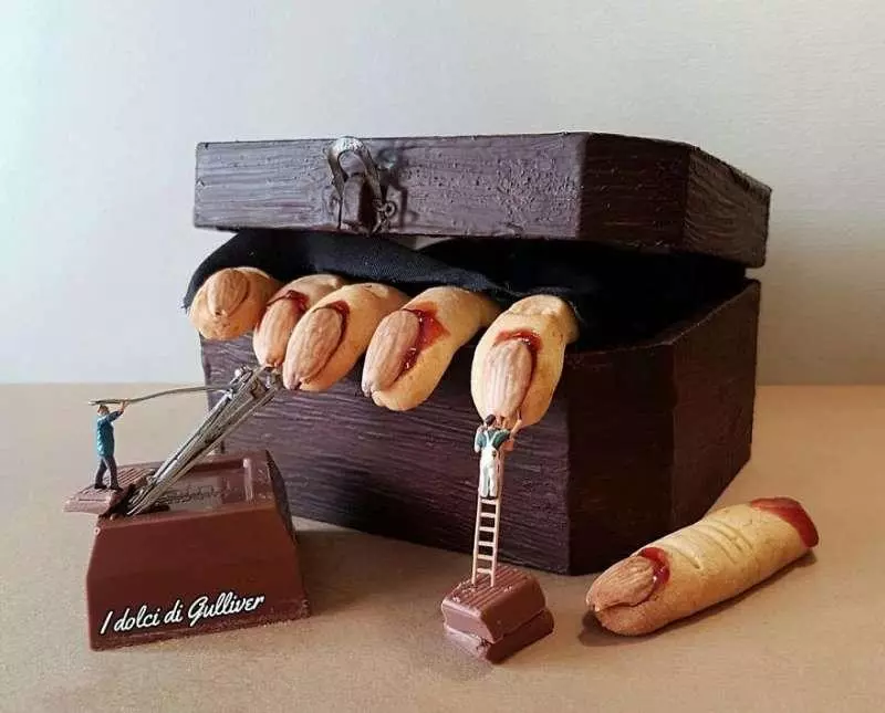 35個讓人捨不得吃的甜點藝術作品 食物竟然可以這樣玩