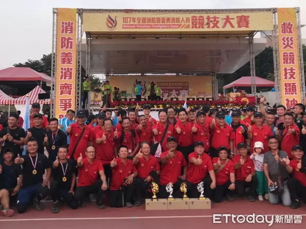 全國義消競技單項 宜蘭全國第1名