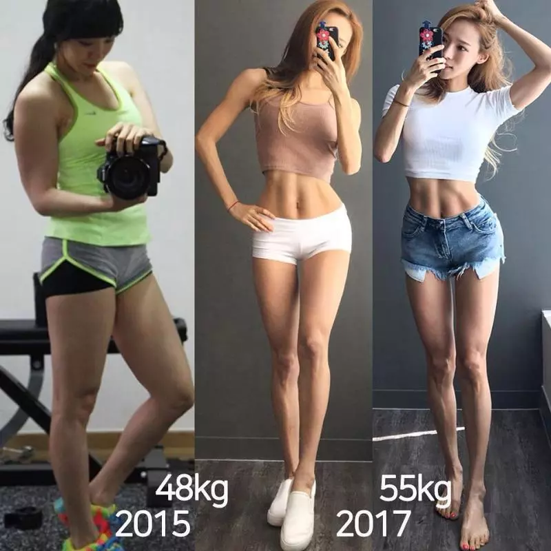 史上最激勵人心!韓國俏媽咪體重上升7KG「油肚象腿→腹肌筷子腿」女孩全都羨慕到炸!