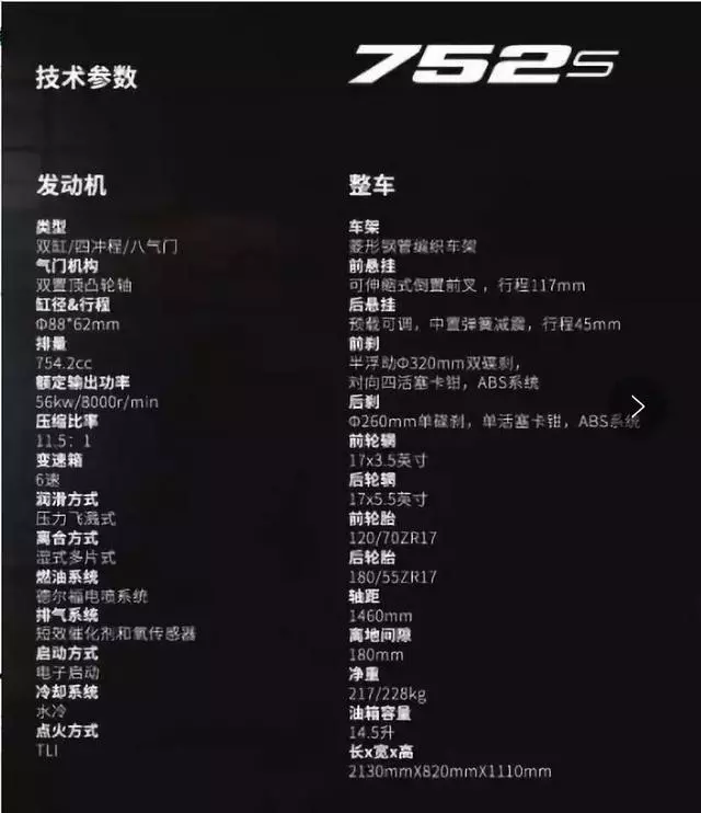 突破預期,47800起貝納利752S解讀
