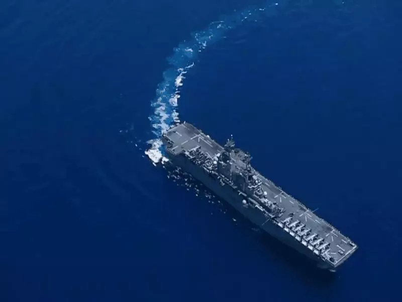 進港被拒改道南海惹事!美戰車上艦打靶