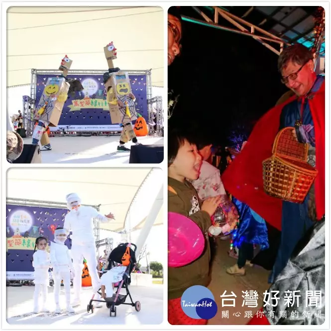 農博基地變萬聖節小鎮 共同點亮「生命樹亅