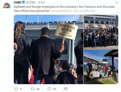 谷歌全球大罷工,科技股上演大潰敗,這些企業怎麼了?